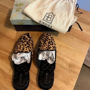 Birdies Leopard Mules size 8 - work one time